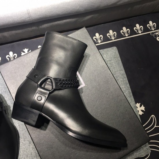 Saint Laurent 2020 Mens Leather Boots