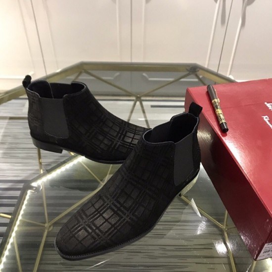 Ferragamo 2020 Mens Leather Boots