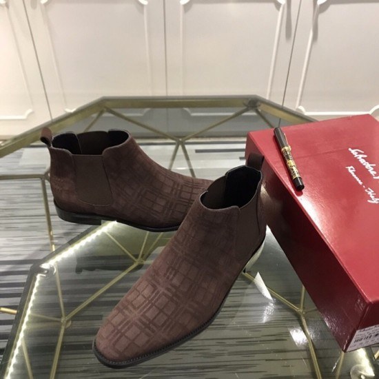 Ferragamo 2020 Mens Leather Boots