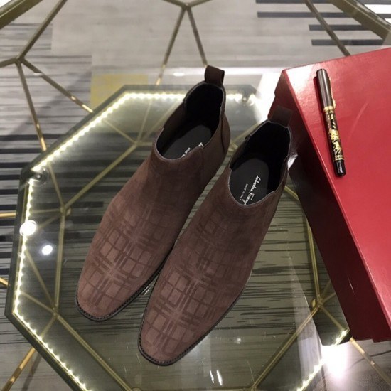 Ferragamo 2020 Mens Leather Boots