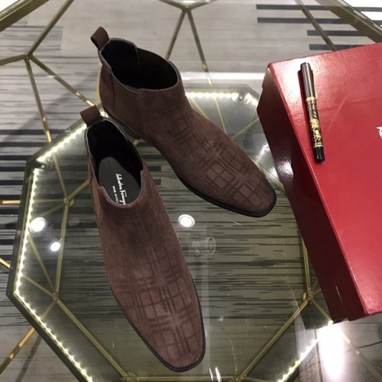 Ferragamo 2020 Mens Leather Boots