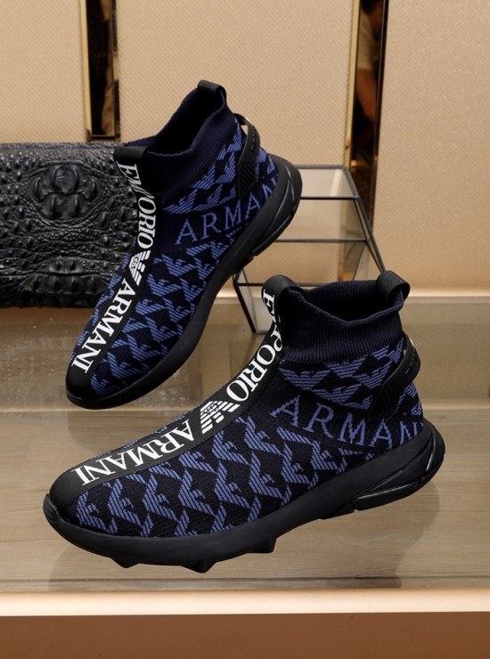 알마니 2020 남성용 니트 부츠 ARMS0244,