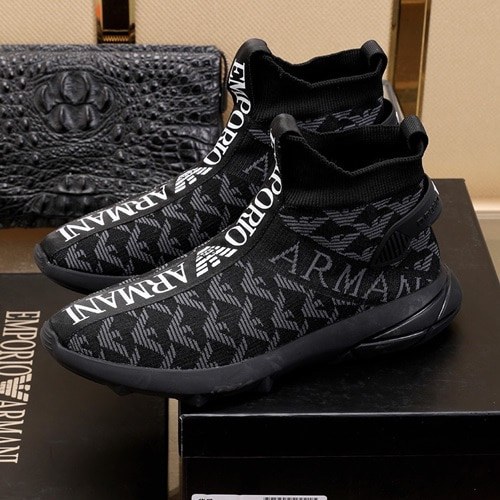 알마니 2020 남성용 니트 부츠 ARMS0243,