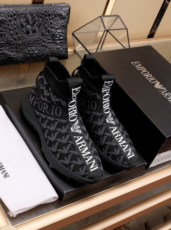 알마니 2020 남성용 니트 부츠 ARMS0243,