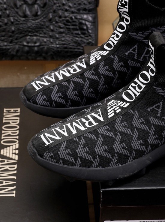 알마니 2020 남성용 니트 부츠 ARMS0243,