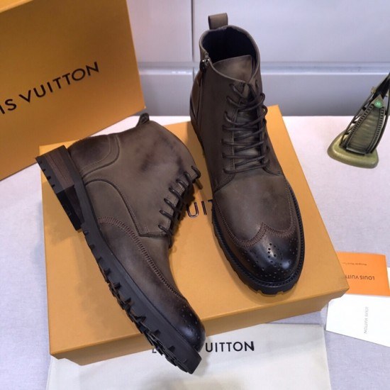 Louis Vuitton 2020 Mens Leather Boots Sneakers