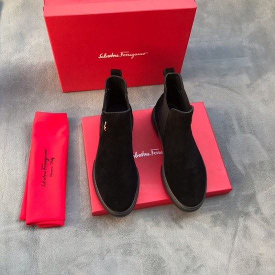 Ferragamo 2020 Mens Leather Boots