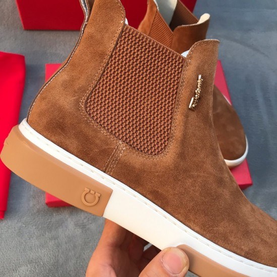 Ferragamo 2020 Mens Leather Boots