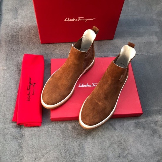 Ferragamo 2020 Mens Leather Boots