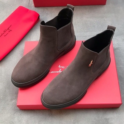 Ferragamo 2020 Mens Leather Boots