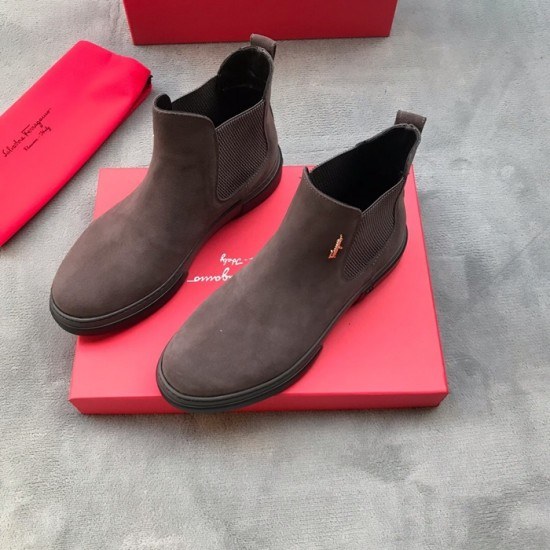 Ferragamo 2020 Mens Leather Boots