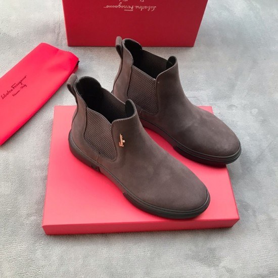Ferragamo 2020 Mens Leather Boots