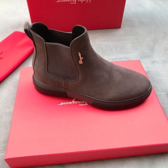 Ferragamo 2020 Mens Leather Boots
