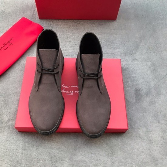 Ferragamo 2020 Mens Leather Boots