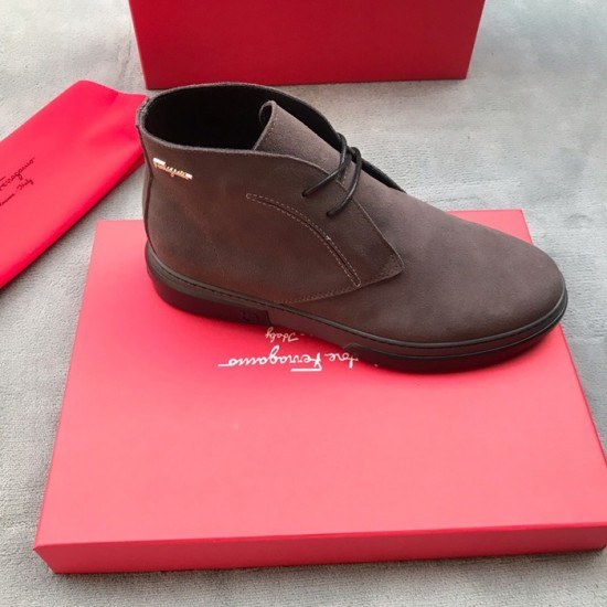 Ferragamo 2020 Mens Leather Boots