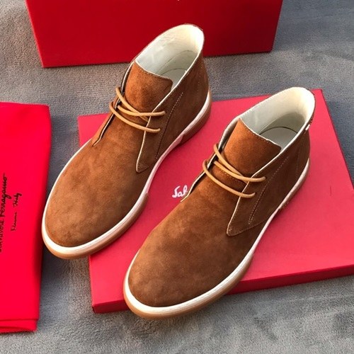 Ferragamo 2020 Mens Leather Boots