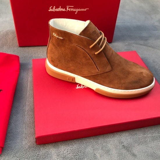 Ferragamo 2020 Mens Leather Boots