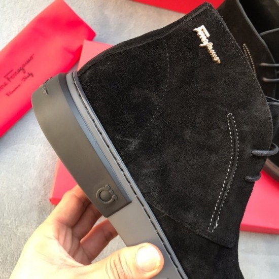 Ferragamo 2020 Mens Leather Boots
