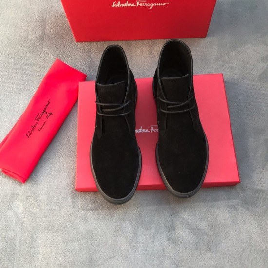 Ferragamo 2020 Mens Leather Boots