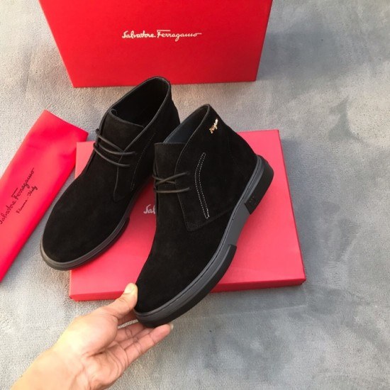 Ferragamo 2020 Mens Leather Boots