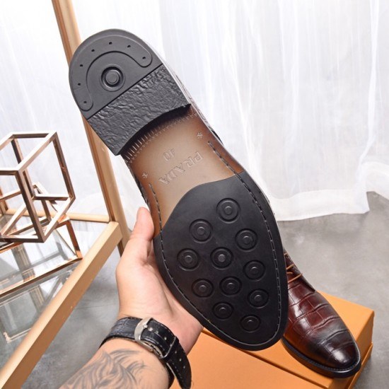 Prada 2020 Mens Leather Boots Sneakers