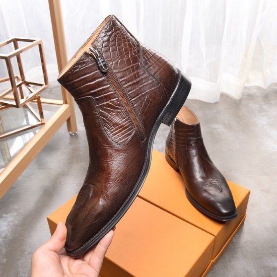 Ferragamo 2020 Mens Leather Boots