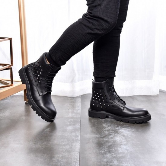 Valentino 2020 Mens Leather Boots Sneakers