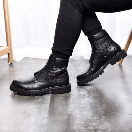 Valentino 2020 Mens Leather Boots Sneakers