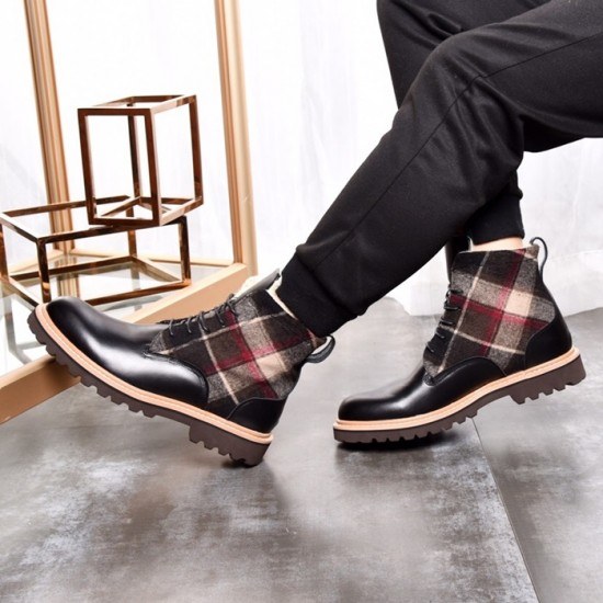 Burberry 2020 Mens Leather Boots Sneakers