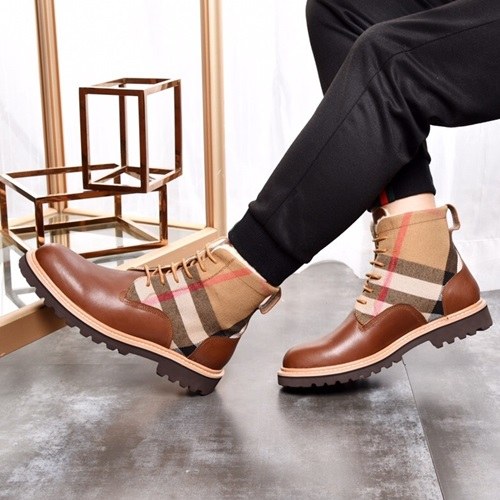 Burberry 2020 Mens Leather Boots Sneakers