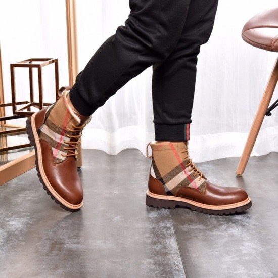 Burberry 2020 Mens Leather Boots Sneakers