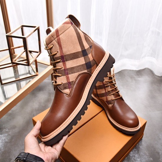 Burberry 2020 Mens Leather Boots Sneakers