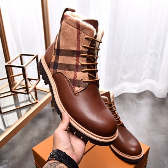 Burberry 2020 Mens Leather Boots Sneakers