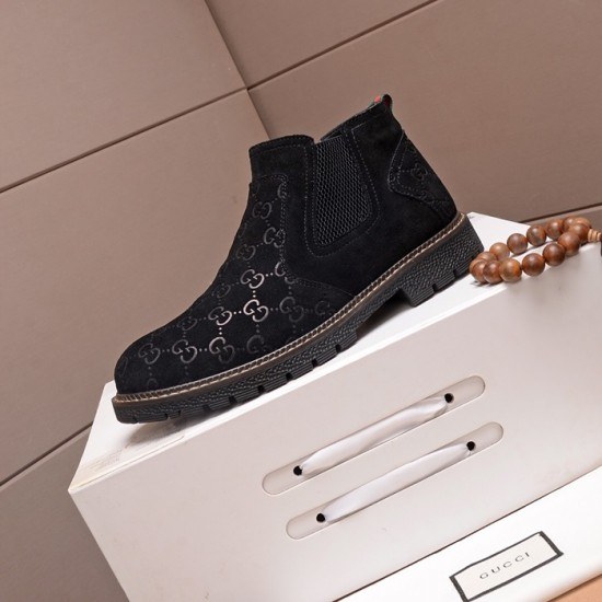 Gucci 2020 Mens Leather Boots