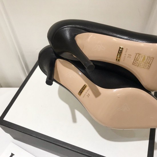 Gucci 2020 Ladies Leather Pumps High Heel