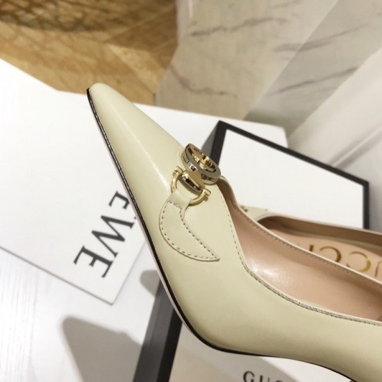 Gucci 2020 Ladies Leather Pumps High Heel