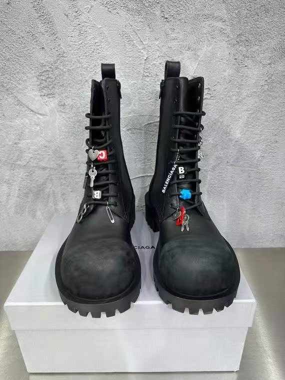 발렌시아가 2025 허머 레이스업 부티 부츠