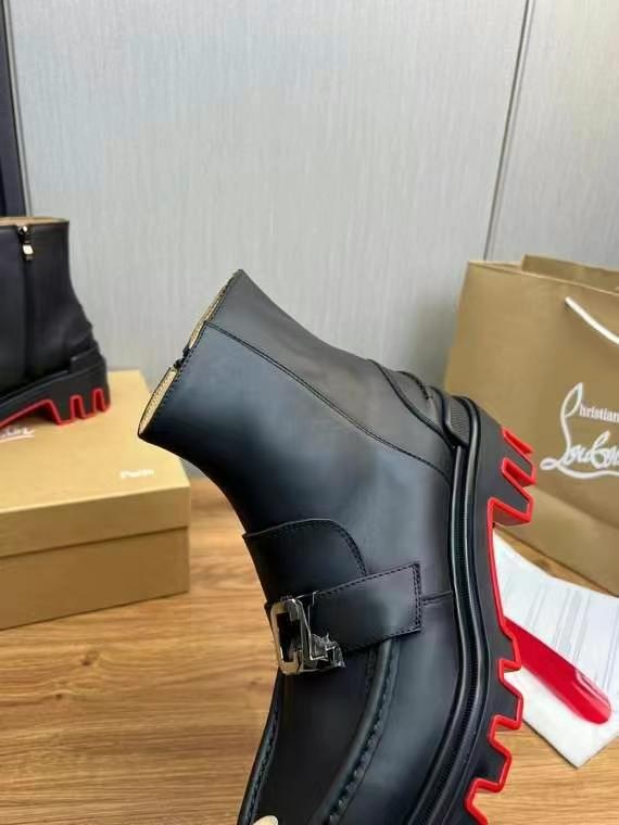 루부탱 2025 CL로고 와펜 페니 부츠 신발