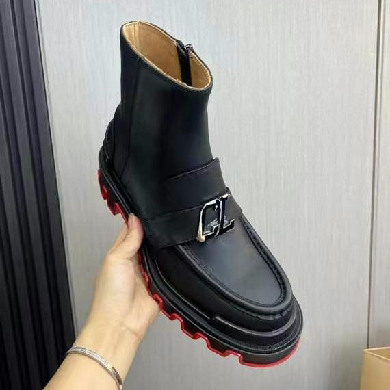 루부탱 2025 CL로고 와펜 페니 부츠 신발