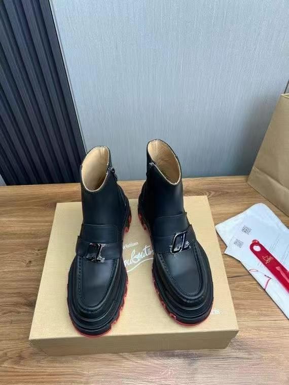 루부탱 2025 CL로고 와펜 페니 부츠 신발