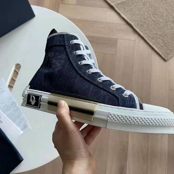 디올 2025 B23 데님 오블리크 하이탑 슈즈 신발 스니커즈 운동화