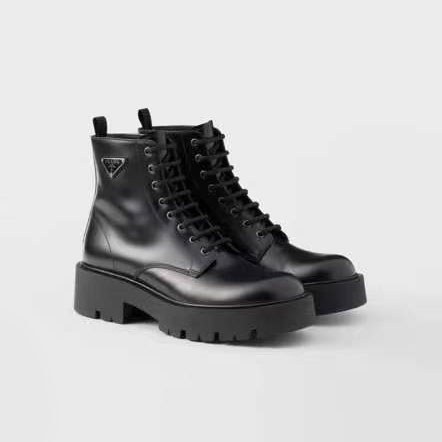 프라다 2024 스틸사피아노 와펜 청키솔 부츠 하이탑 신발
