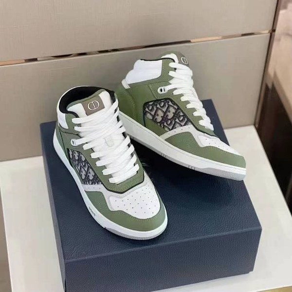 디올 2024 B27 크림올리브컬러 하이탑 스니커즈 신발 슈즈 운동화