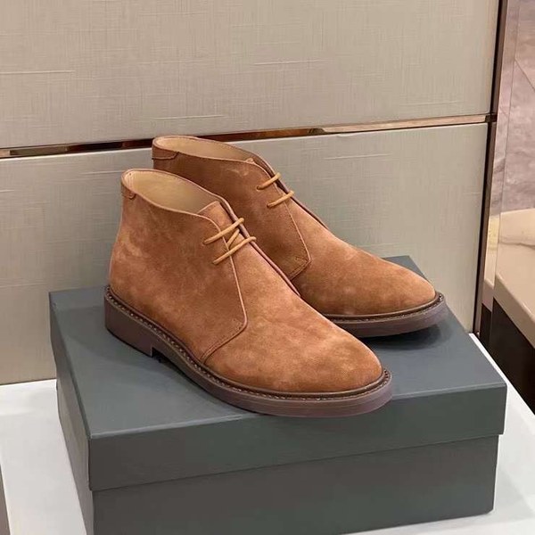 브루넬로쿠치넬리 2024 모카 스트랩 부츠 신발