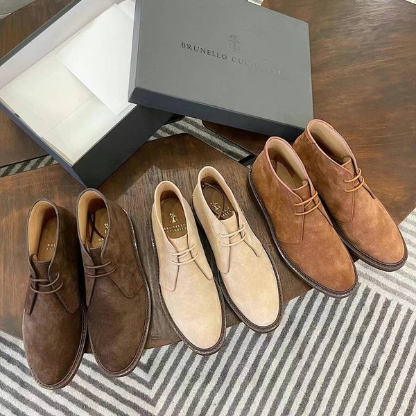 브루넬로쿠치넬리 2024 모카 스트랩 부츠 신발