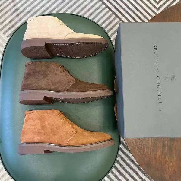 브루넬로쿠치넬리 2024 모카 스트랩 부츠 신발