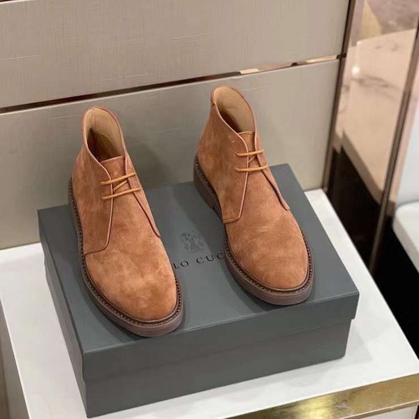 브루넬로쿠치넬리 2024 모카 스트랩 부츠 신발