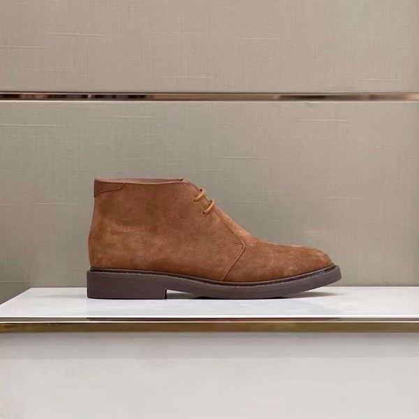 브루넬로쿠치넬리 2024 모카 스트랩 부츠 신발