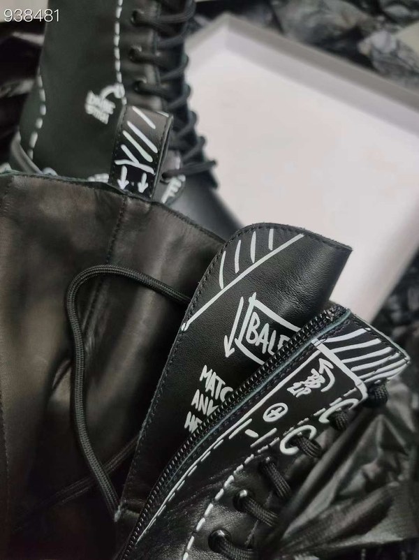 발렌시아가 2024 불도저 레이스업 부츠 그래피티 신발 슈즈