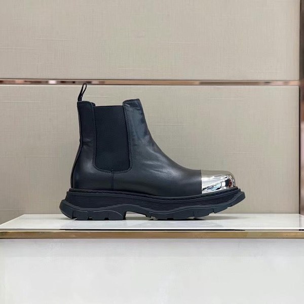 알렉산더맥퀸 2022 트레드솔 스틸토 첼시 부츠